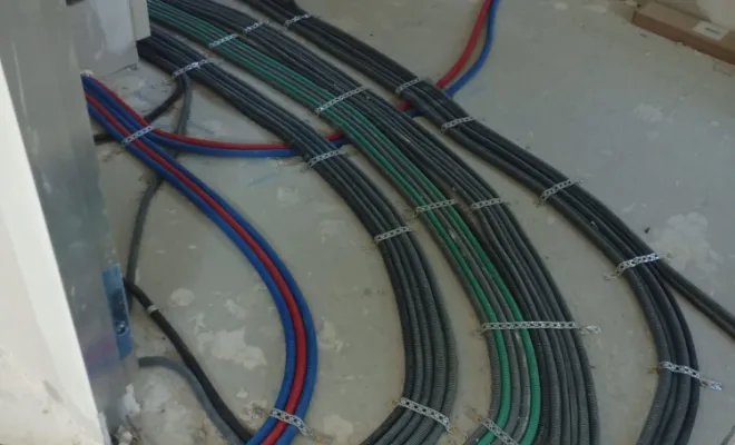 Passage des gaines avant dalle, Bollène, S.E.B. Sanitaire Electricité du Bâtiment