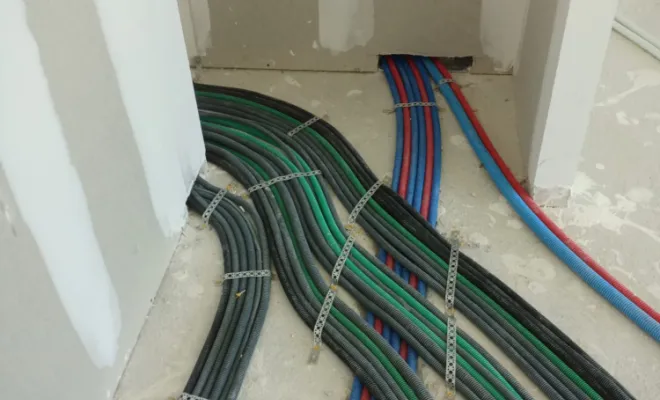 Passage des gaines avant dalle, Bollène, S.E.B. Sanitaire Electricité du Bâtiment