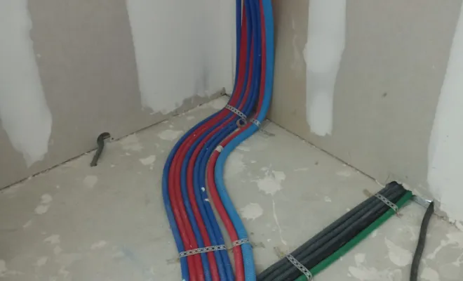 Passage des gaines avant dalle, Bollène, S.E.B. Sanitaire Electricité du Bâtiment