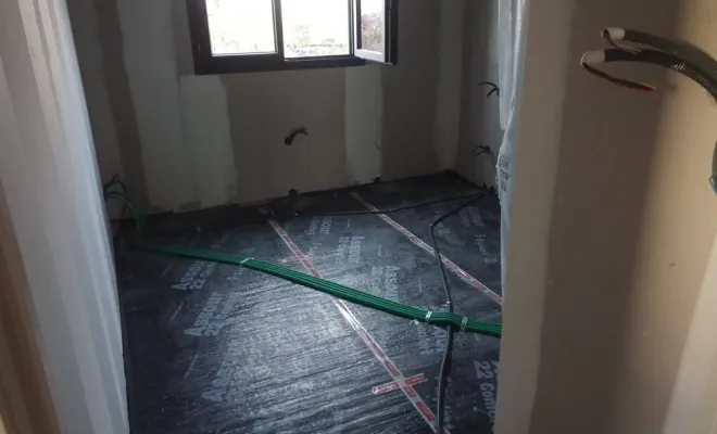 En cours de réalisation d'une installation électrique d'une maison neuve sur Rochegude, Bollène, S.E.B. Sanitaire Electricité du Bâtiment